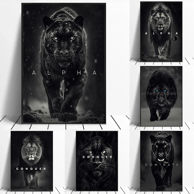 Photography By - Poster Motivazionali con Pantera Nera e