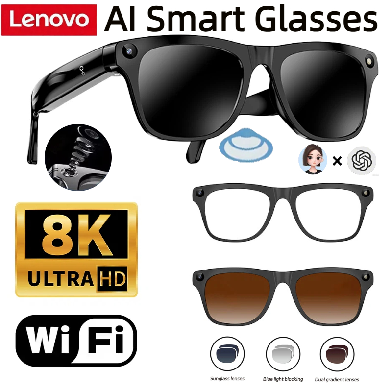 Photography Product - Occhiali Smart Lenovo con Memoria 32G,
