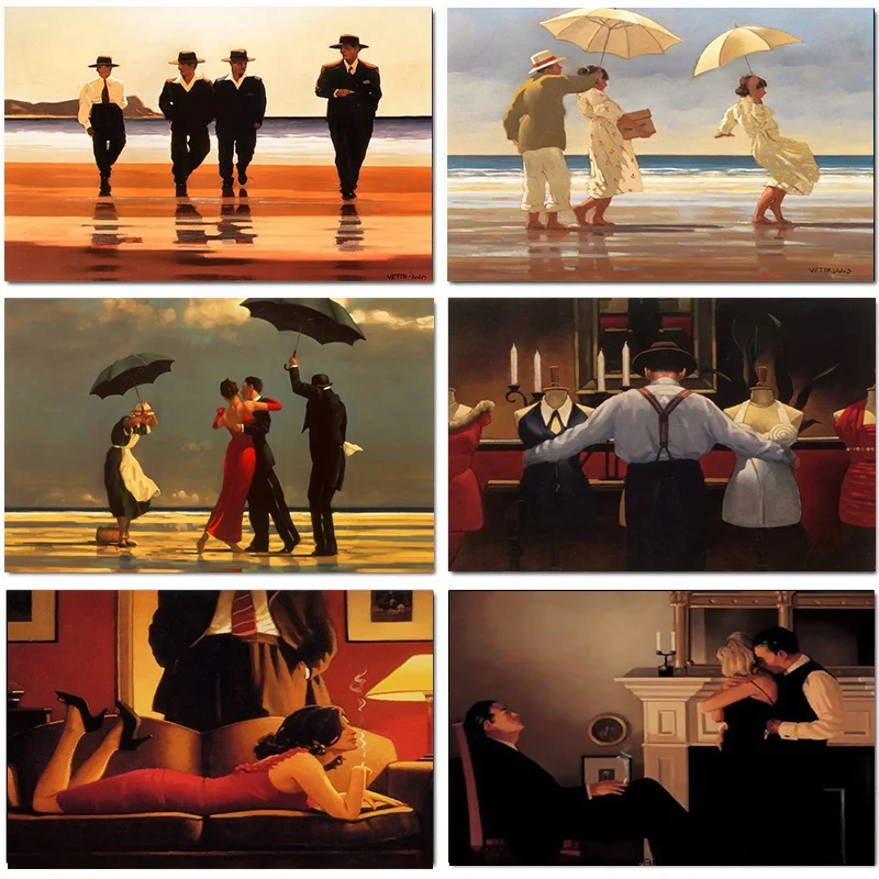 Photography By - Artista scozzese Jack Vettriano Ritratto Opere