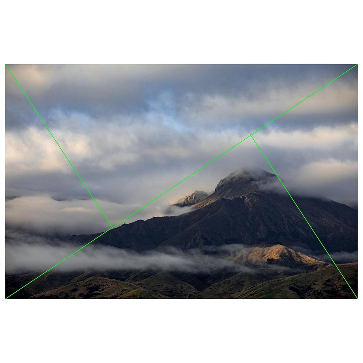 Photography Triangle - Nuovo Visore/Strumento di Composizione Triangolare Dorato
