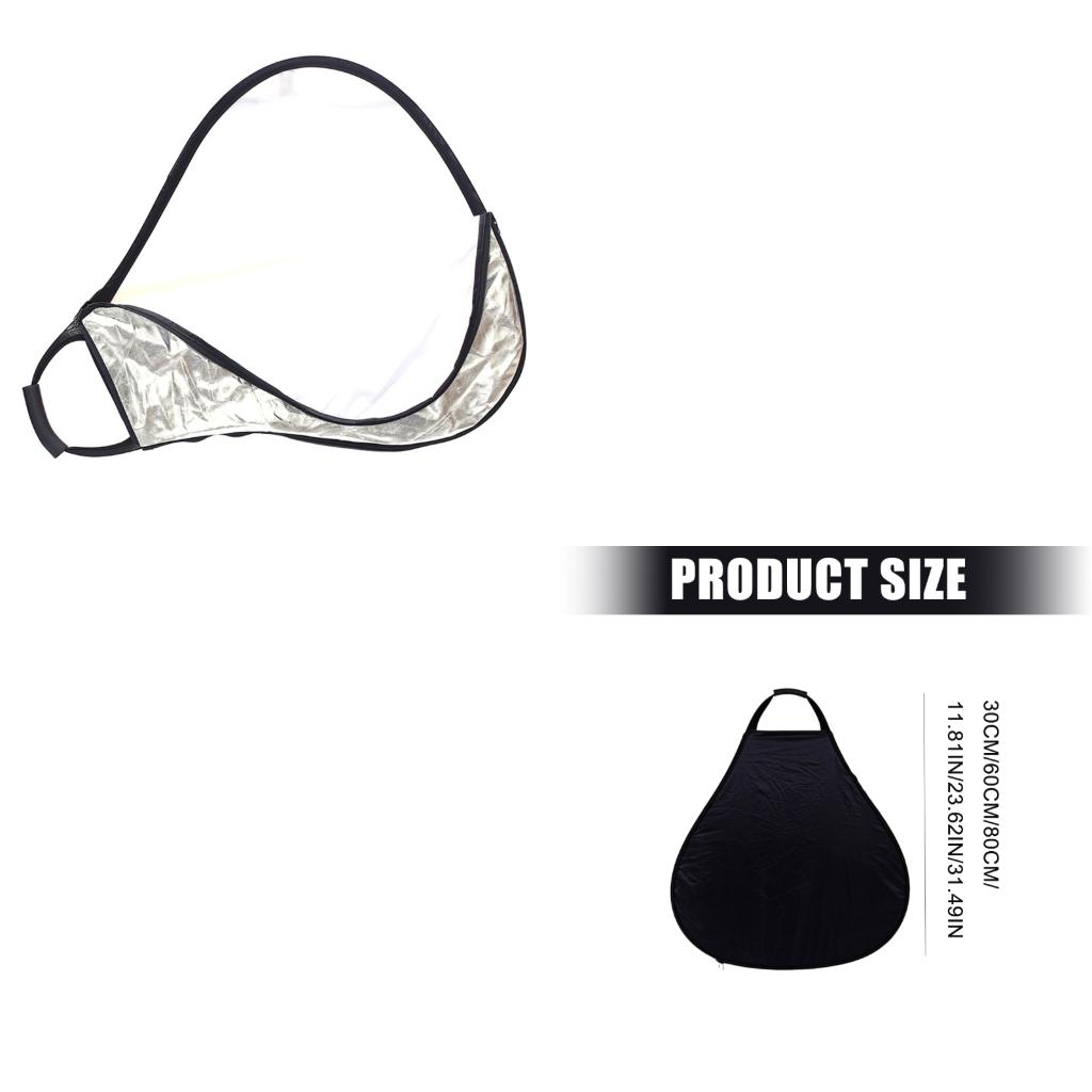 Photography Triangle - Riflettore triangolare con maniglia per illuminazione