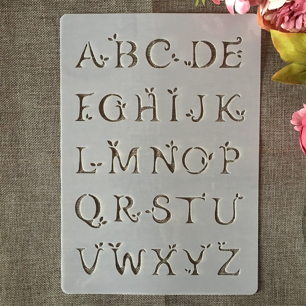Photography Font - A4 29cm alfabeto lettere inglesi tipo