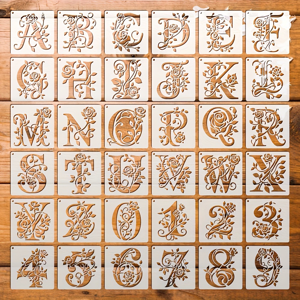 Set di Stencil Alfabetici Flor - Photography Font recensione e prezzo