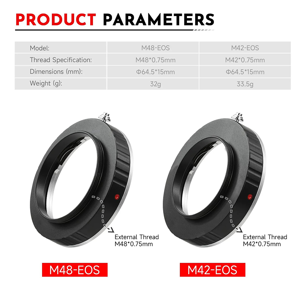 EYSDON M42/M48 Adattatore per  - Lens Adapter Ring recensione e prezzo