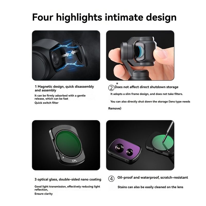 Set di filtri a effetto magnet - Nd Filter Set recensione e prezzo