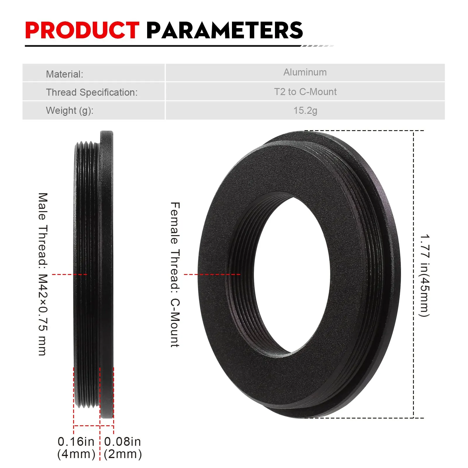 Anello adattatore Datyson M42x - Lens Adapter Ring recensione e prezzo