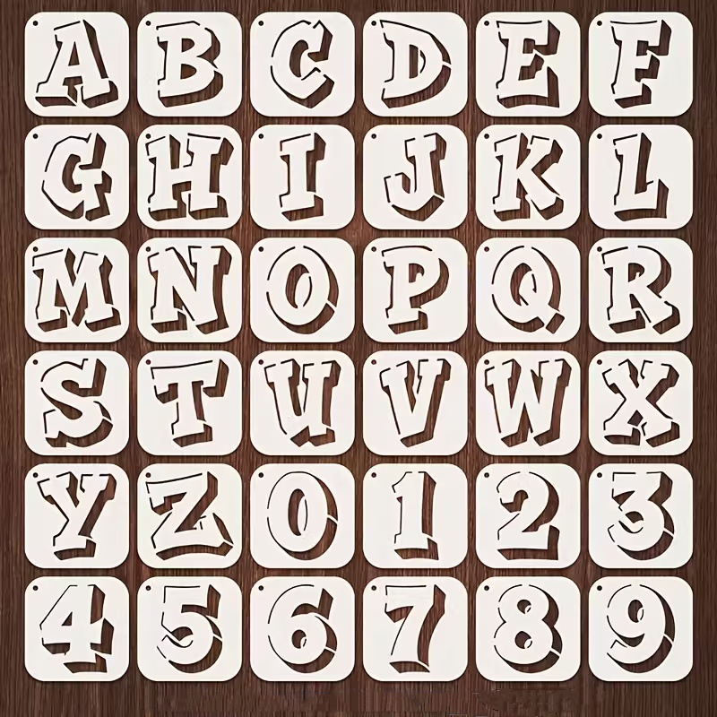 Set di stencil per lettere e n - Photography Font recensione e prezzo